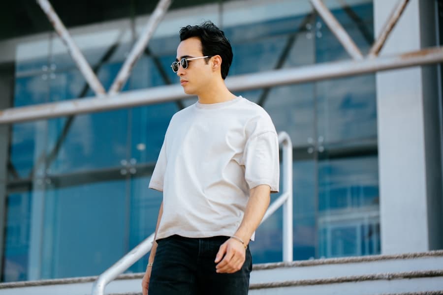 Trippy Bandana Core Tee studio shot 3